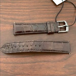 Michele Brown Alligator Watch Straps *AUTHENTIC*